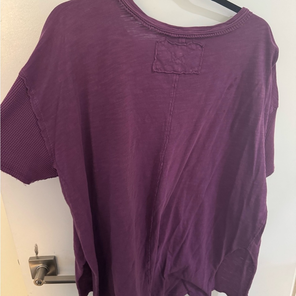 Purple Short Sleeve Top
